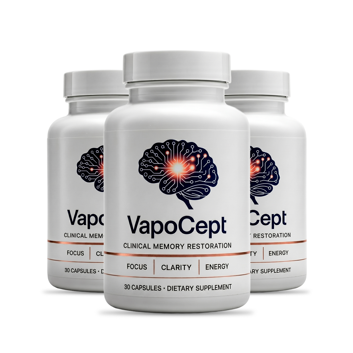 VapoCept™ memory capsules — 3 bottles